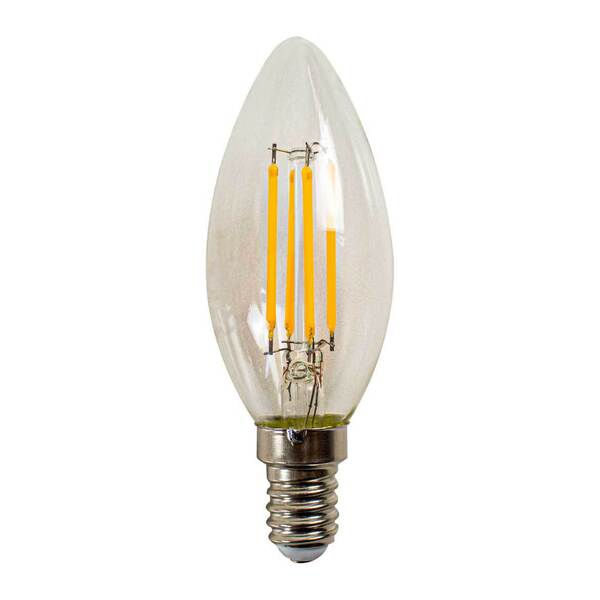 Lâmpada Led Filamento Vela 4w 300lm 2400k Biv E14 St2179