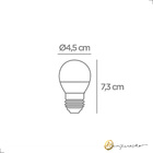 Lampada Led G45 4,8w 4000k