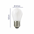 Lampada Led G45 Milky 4w 2400k