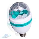 Lâmpada Led Globo Colorida Rgb Rotativa Festa Boate E27