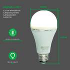 Lâmpada Led Inteligente De Emergência Recarregável Bivolt