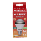 Lâmpada LED Bulbo Luz Amarela 12W Ourolux Bivolt