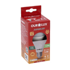 Lâmpada LED Bulbo Luz Amarela 12W Ourolux Bivolt