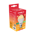 Lâmpada LED Bulbo Luz Amarela 15W SuperLed Ourolux Bivolt