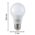 Lâmpada LED Bulbo Luz Amarela 15W Black&Decker Bivolt