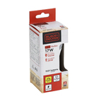 Lâmpada LED Bulbo Luz Amarela 17W Black & Decker Bivolt