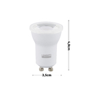 Lâmpada LED MR11 Luz Amarela 4W Luminatti Bivolt