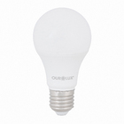 Lâmpada LED Bulbo Luz Amarela 9W Ourolux Bivolt