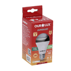 Lâmpada LED Bulbo Luz Amarela 9W Ourolux Bivolt