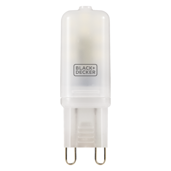 Lampada LED Luz Amarela 160 lm Bipino G9 2W 2400K Fosca Black Decker Bivolt