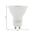 Lâmpada LED MR16 Luz Amarela GU10 6,5W Black&Decker Bivolt