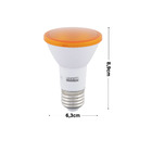 Lâmpada LED PAR20 Luz Âmbar 6W Luminatti Bivolt