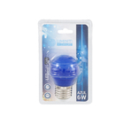 Lâmpada LED Bolinha Luz Azul 6W Luminatti Bivolt