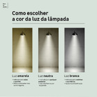 Lâmpada LED Bulbo Luz Branca 12W Elgin Bivolt