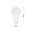 Lâmpada LED Bulbo Luz Branca 12W Elgin Bivolt