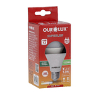 Lâmpada LED Bulbo Luz Branca 12W Ourolux Bivolt