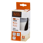 Lâmpada LED Bulbo Luz Branca 15W Black Decker Bivolt