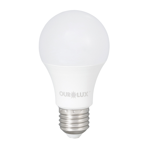 Lâmpada LED Bulbo Luz Branca 15W SuperLed Ourolux Bivolt