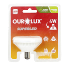 Lâmpada LED AR70 Luz Branca 4W Ourolux Bivolt
