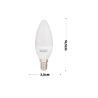 Lâmpada LED Vela Luz Branca 6W Luminatti Bivolt