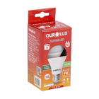 Lâmpada LED Bulbo Luz Branca 9W Ourolux Bivolt