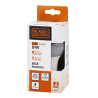 Lâmpada LED Bulbo Luz Branca 9W Black & Decker Bivolt