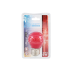 Lâmpada LED Bolinha Luz Vermelha 6W Luminatti Bivolt