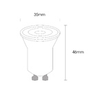 Lâmpada Led Mini Dicroica Mr11 3w Gu10 6000k Branco Frio Bivo