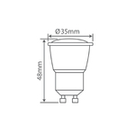 Lâmpada Led Mini Dicróica Mr11 4w Luz Branca Neutra 4000k Gu1