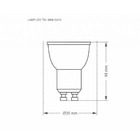 Lâmpada Led Mini Dicroica Mr11 Tdl 3,5w Taschibra Bivolt 6500