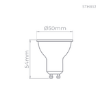 Lâmpada Led Mr16 Gu10 6w Stella 2700k Branco Quente - Sth8535