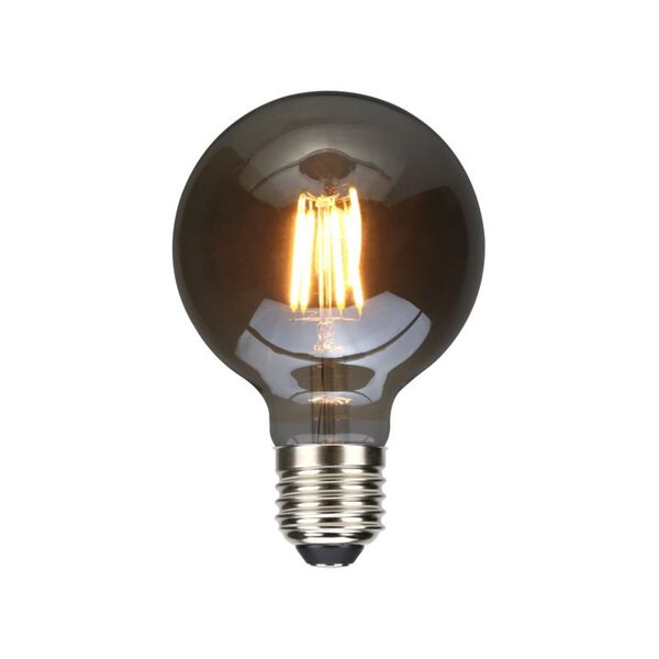 Lâmpada Led Nordecor Filamento Globo G80 Fumê 4w E27 Bivolt