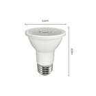 Lâmpada Led Nordecor Sof Par 20 7w E27 Alto Irc 95 Bivolt 400
