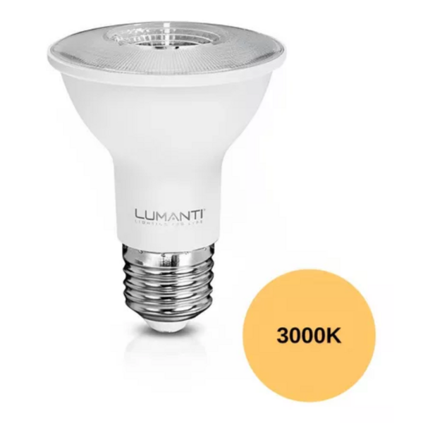 Lâmpada Led Par20 6,5w Bivolt Amarelo 3000k | Leroy Merlin