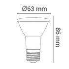 Lâmpada Led Par20 6w Verde - Opus