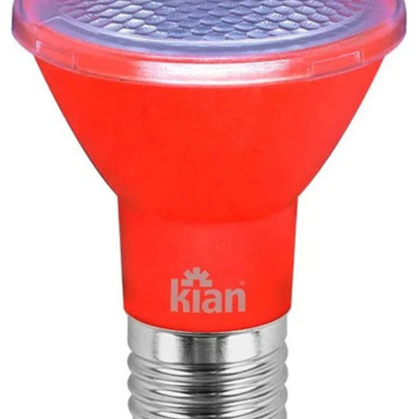 Lâmpada Led Par20 Luz Vermelha 6w Base E27 Bivolt