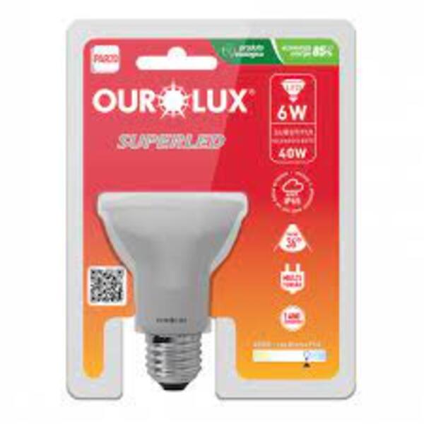 Lampada Led Par 20 6wx3000k Biv Ip65 Ourolux - 6400k