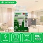 Lâmpada Led Par 20 7w 38º Luz Neutra 4000k