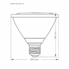 Lâmpada Led Par 30 11w 38º Luz Fria 6500k