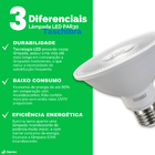 Lâmpada Led Par 30 9,9w E27 Ip65 Taschibra Bivolt 2700k Amare