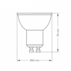 Lâmpada Led Pix Dicroica Mr16 7w Bivolt 4000k Luz Neutra