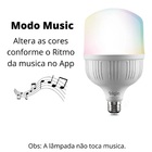 Lampada Led Rgb Bulbo 20w Inteligente Smart Wi-fi Elgin