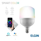 Lampada Led Rgb Bulbo 20w Inteligente Smart Wi-fi Elgin