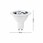 Lâmpada Led Save Energy Ar70 4,8w Gu10 Bivolt 3000k Luz Amare
