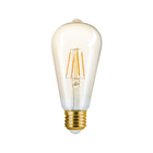 Lâmpada Led Save Energy Filamento St64 Vintage Ip65 4w E27 Bi