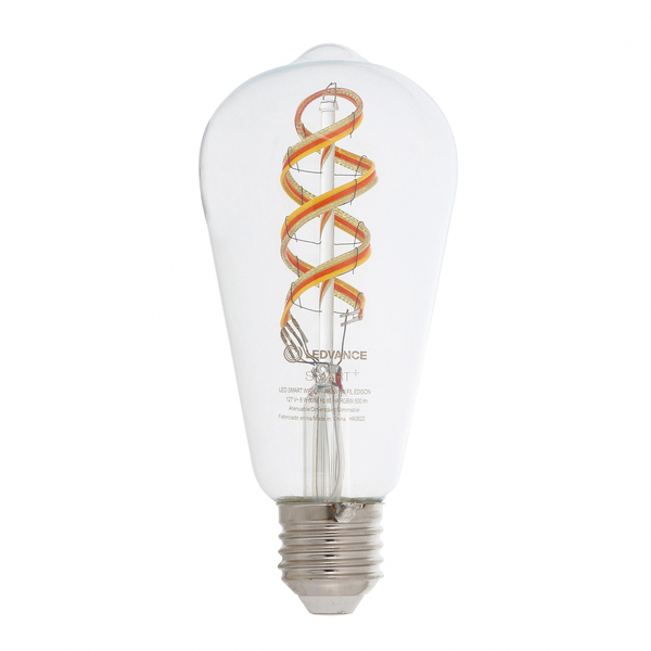 Lâmpada LED Smart Pêra RGBW Edison 6W Wi-fi 127V Ledvance