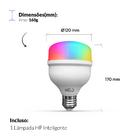 Lampada Led Smart Wi-fi 2.4 Ghz Bulbo Hp 40w 2700k/6500k Rgb