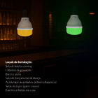 Lampada Led Smart Wi-fi 2.4 GHz Bulbo Hp 50w 2700K/6500K RGB