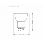 Lâmpada Led Taschibra Dicroica Mr11 Tdl 20 3,5w Gu10 6000k