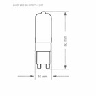 Lâmpada Led Taschibra G9 Drops 2,5w Leitosa 2700k Luz Quente